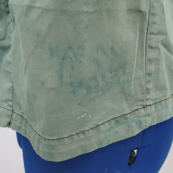 Upcycled hand painted punk vest - Picture 3 of 7